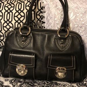 vintage Iconic Marc Jacobs black Blake satchel bag